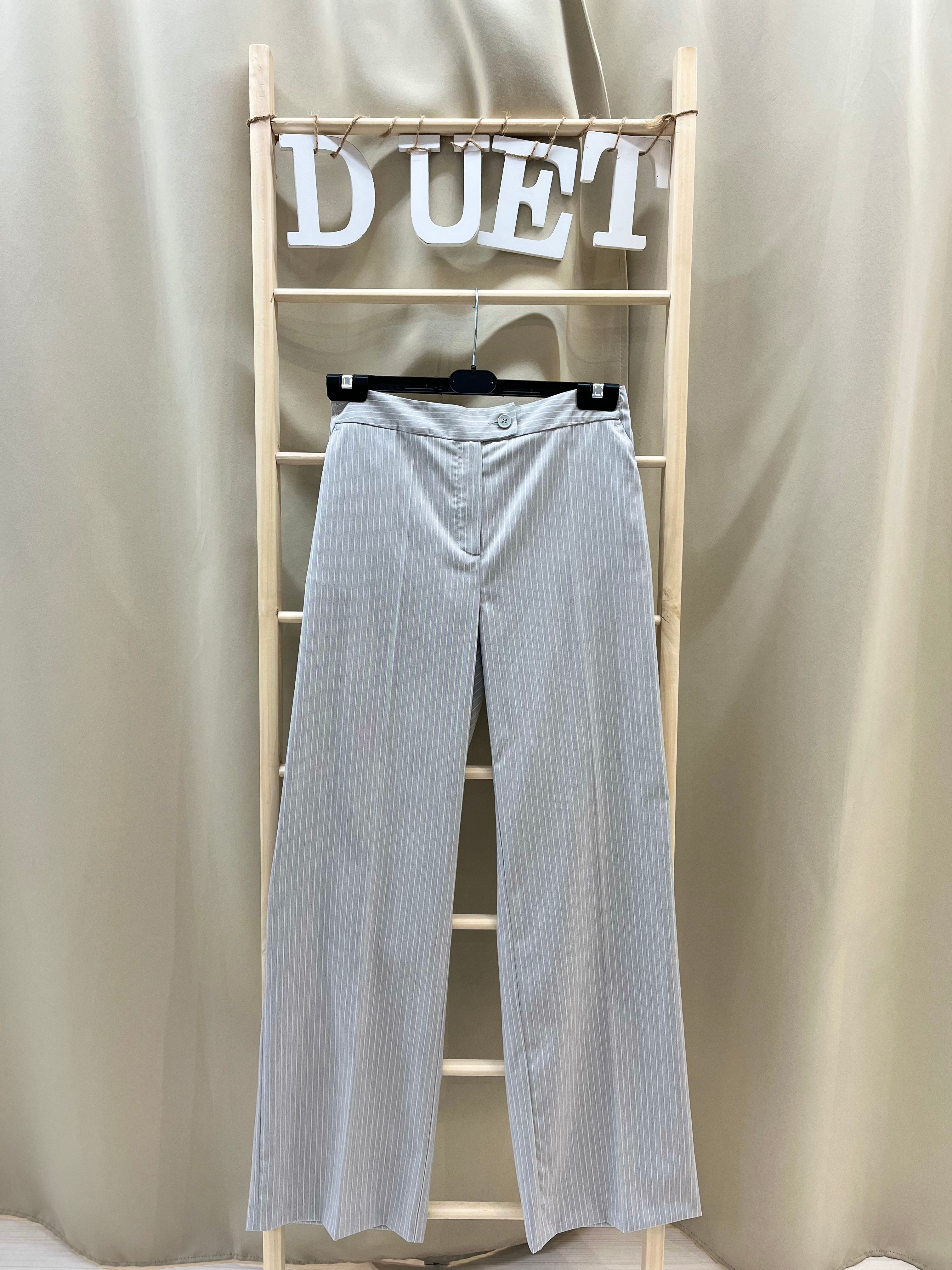 Pantalón gris rayas Merletti 