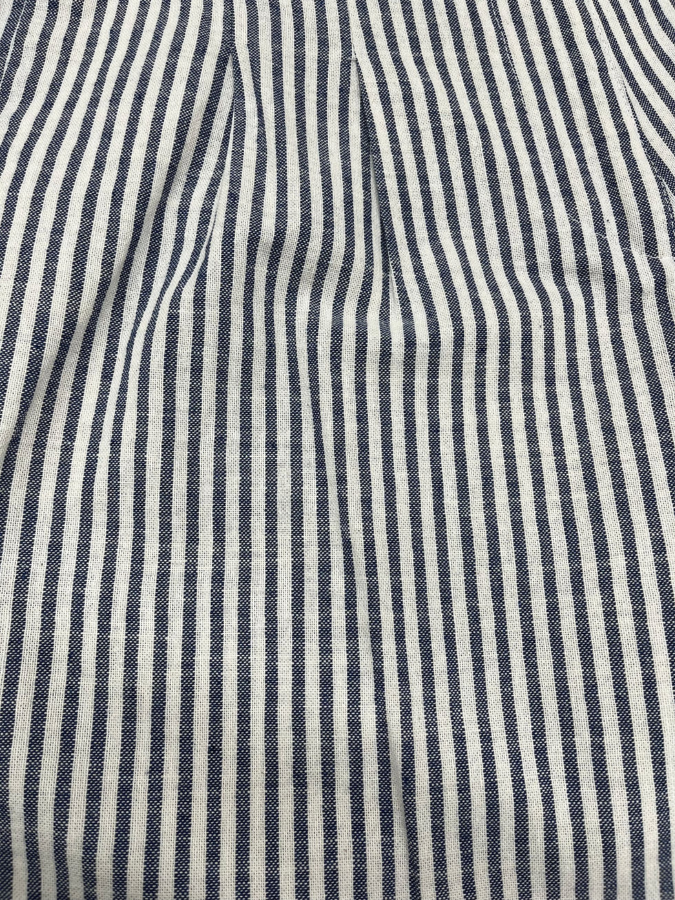 Miniatura: Pantalón corto rayas azules 