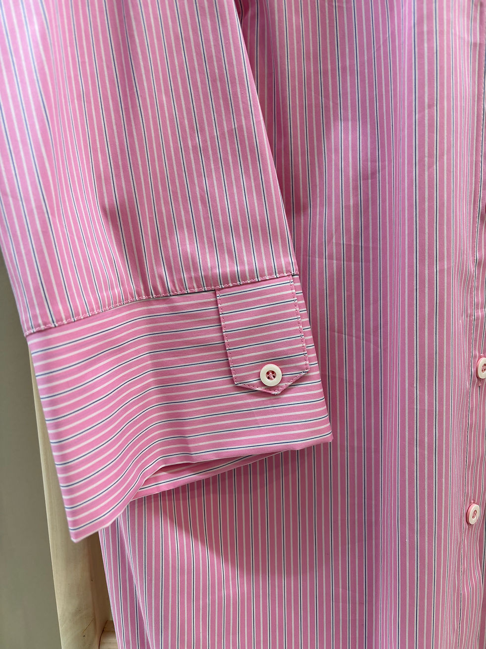 Miniatura: Camisa de rayas en rosa de Chemis