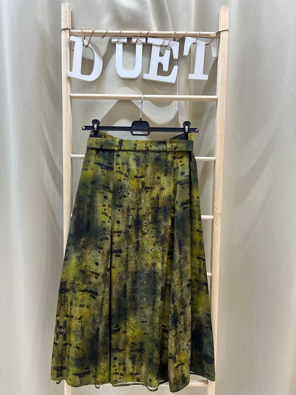 Miniatura: Falda estampada verde Samarhe 