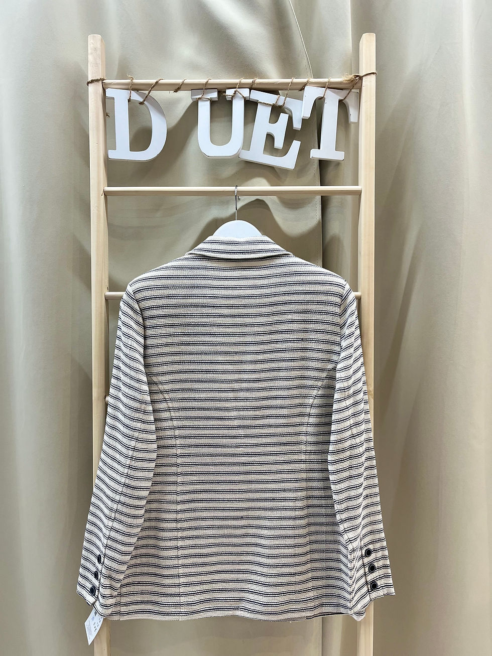 Miniatura: Chaqueta rayas azules Dona 