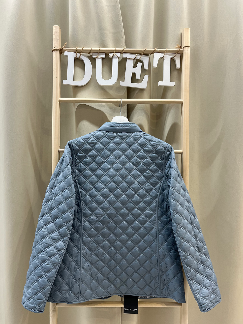 Miniatura: Parka celeste reversible Estefanía 