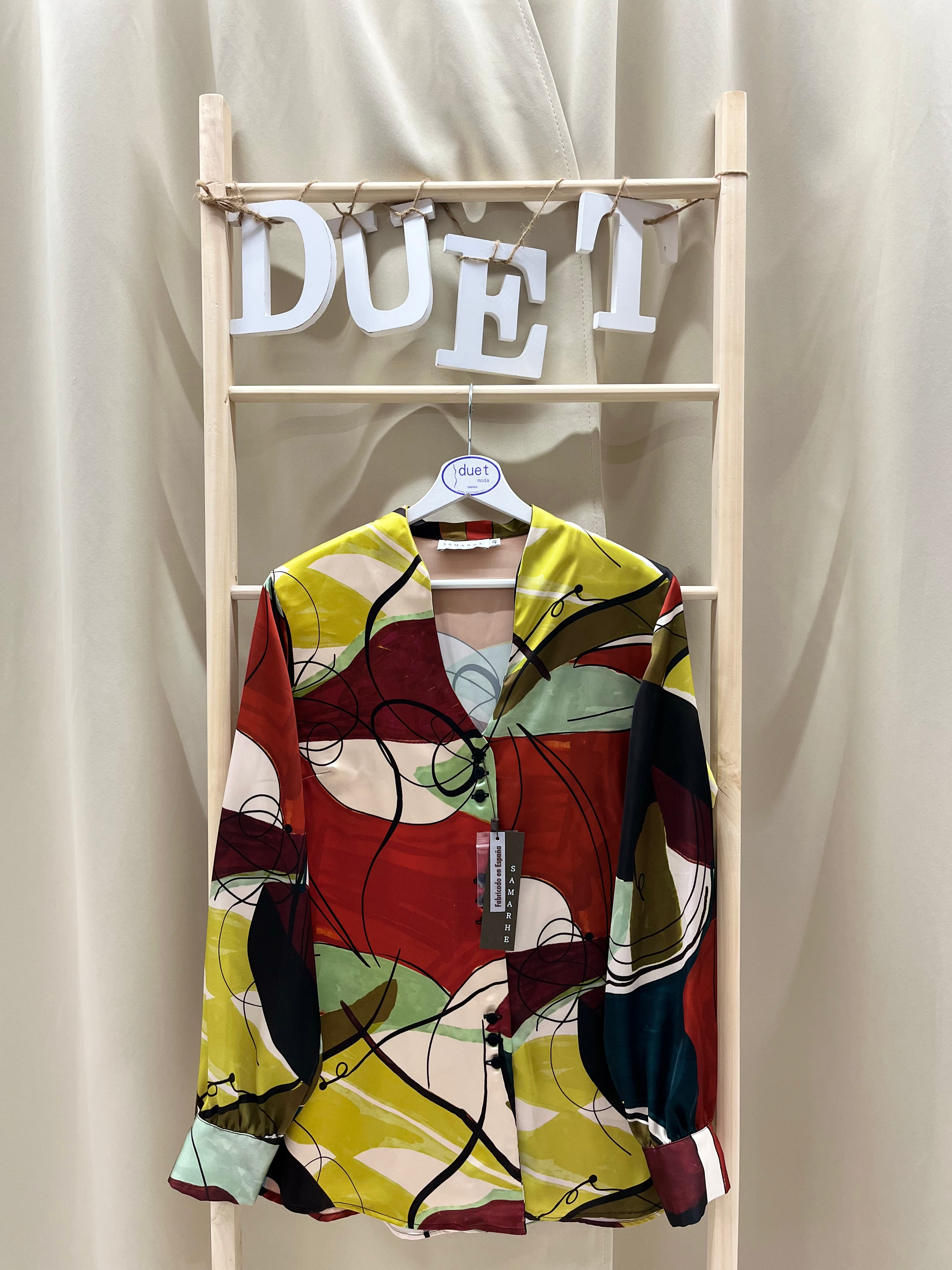 Blusa estampada Samarhe 