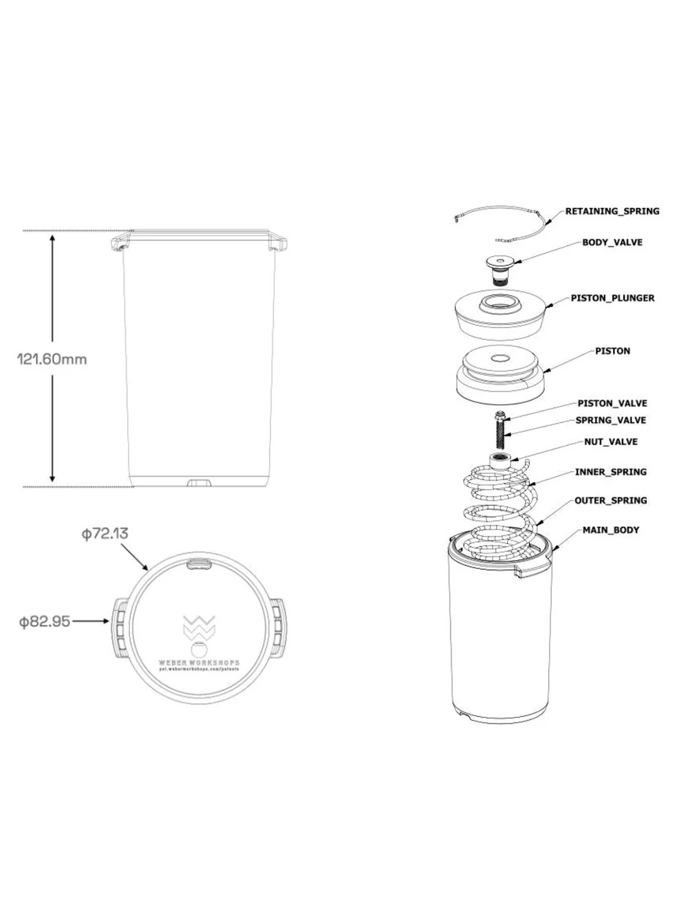 Thumbnail: Weber Workshop Spring Clean Espresso Machine Cleaning Device (Polymer)