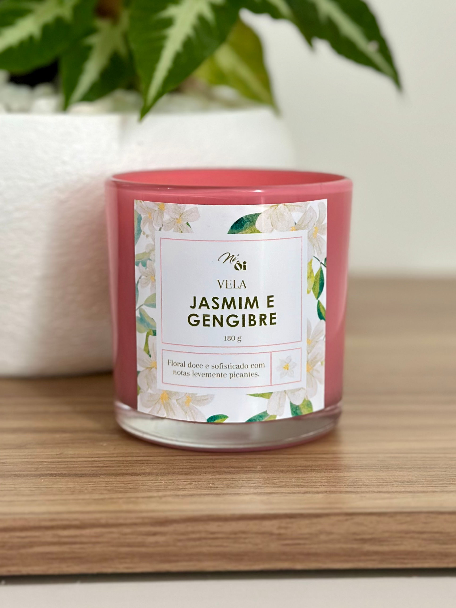 Vela Jasmin e Gengibre 180g