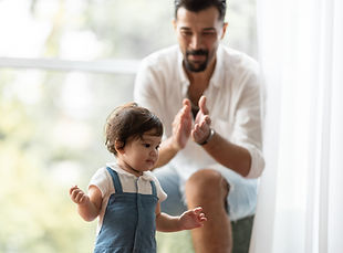 Dad and toddler exercises
