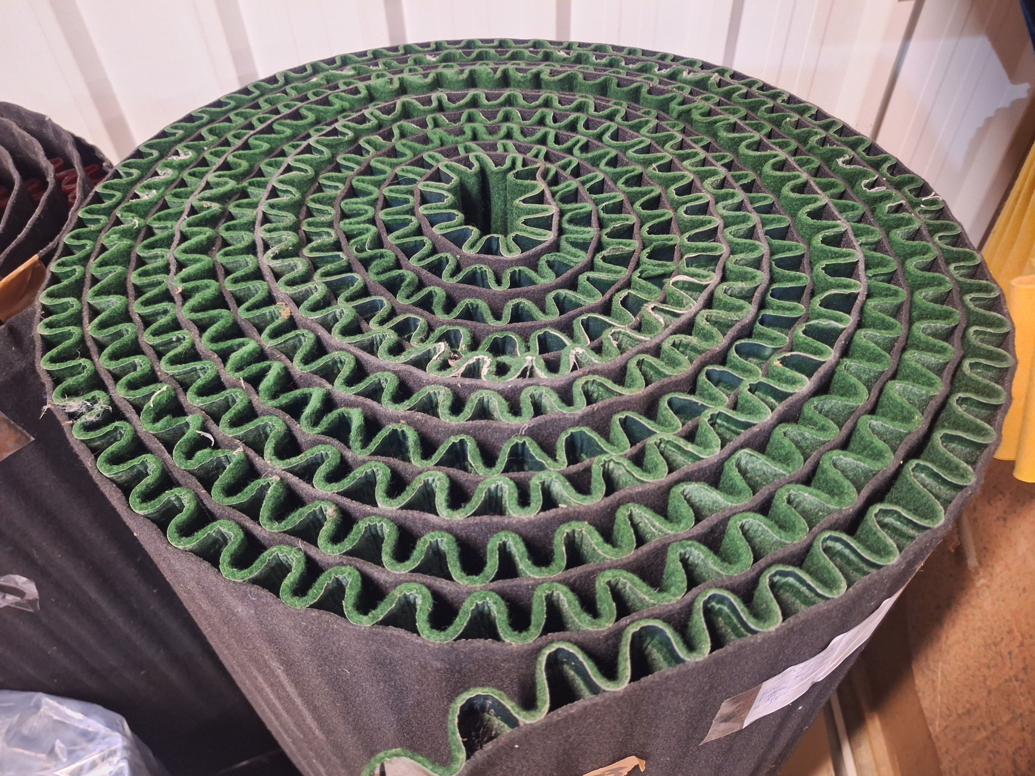 Pure woolfelt - Jumbo 2.0 rib - 343 Dark Green [NL1-018]