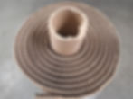 Miniature : Recycled leather - Medium rib - Natural [NL1-005]