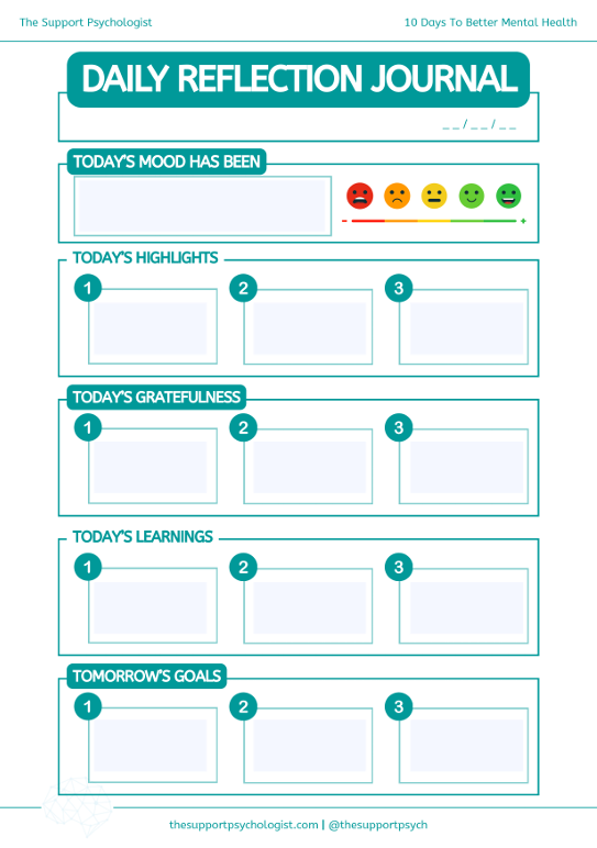 Thumbnail: Interactive Daily Reflection Page