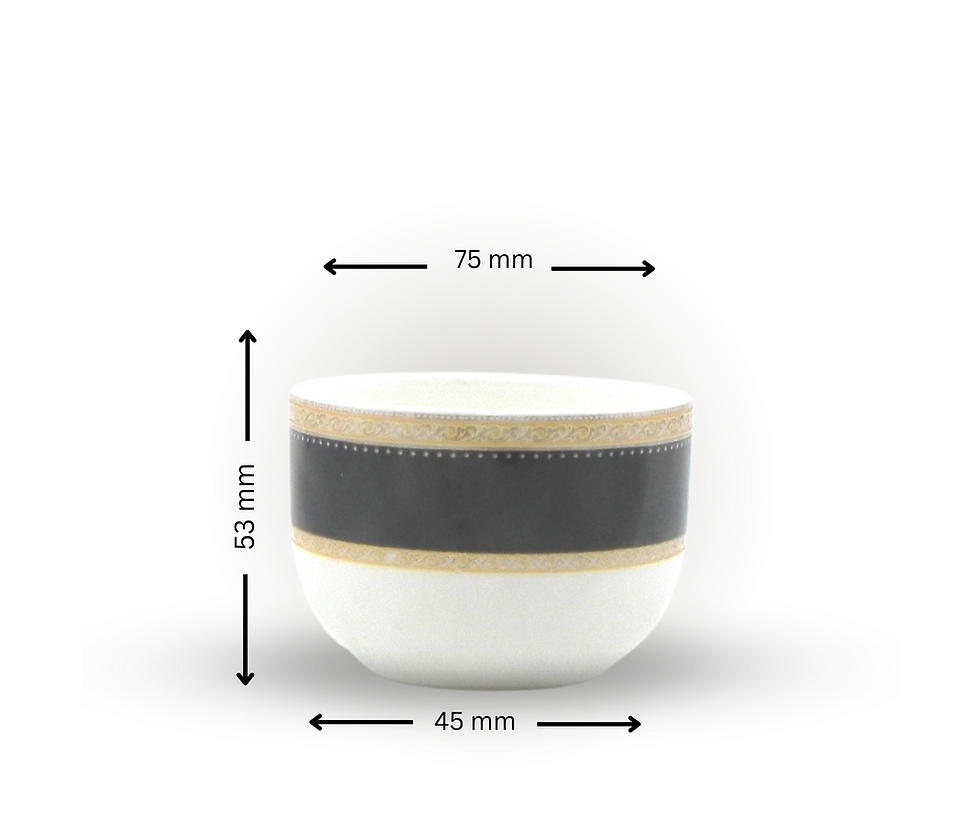 Thumbnail: Cup &  Saucer Jalsa 158 ml ( set of  6)
