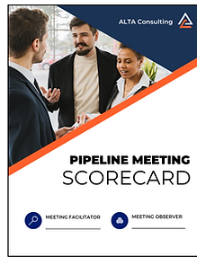 Pipeline Meeting Scorecard
