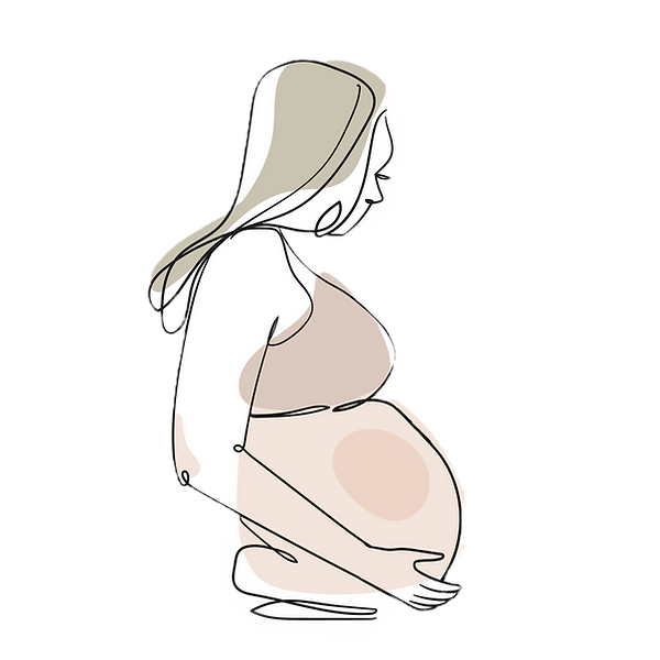 drawing pregnant woman