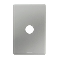 Matt silver switch ED770-1PLMS_Front_600