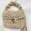 Thumbnail: Crochet Shoulder Bag Handwoven Crochet Bag With Tassel T Shirt Yarn Handbag