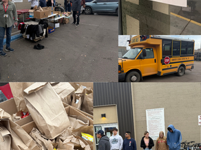 Thanks to the students at Hanover Schools for the "Socks and Sammies"!