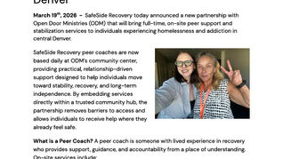 New Partnership Announcement: Open Door Ministries