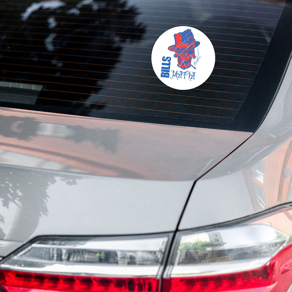 Bills Mafia Skull decal