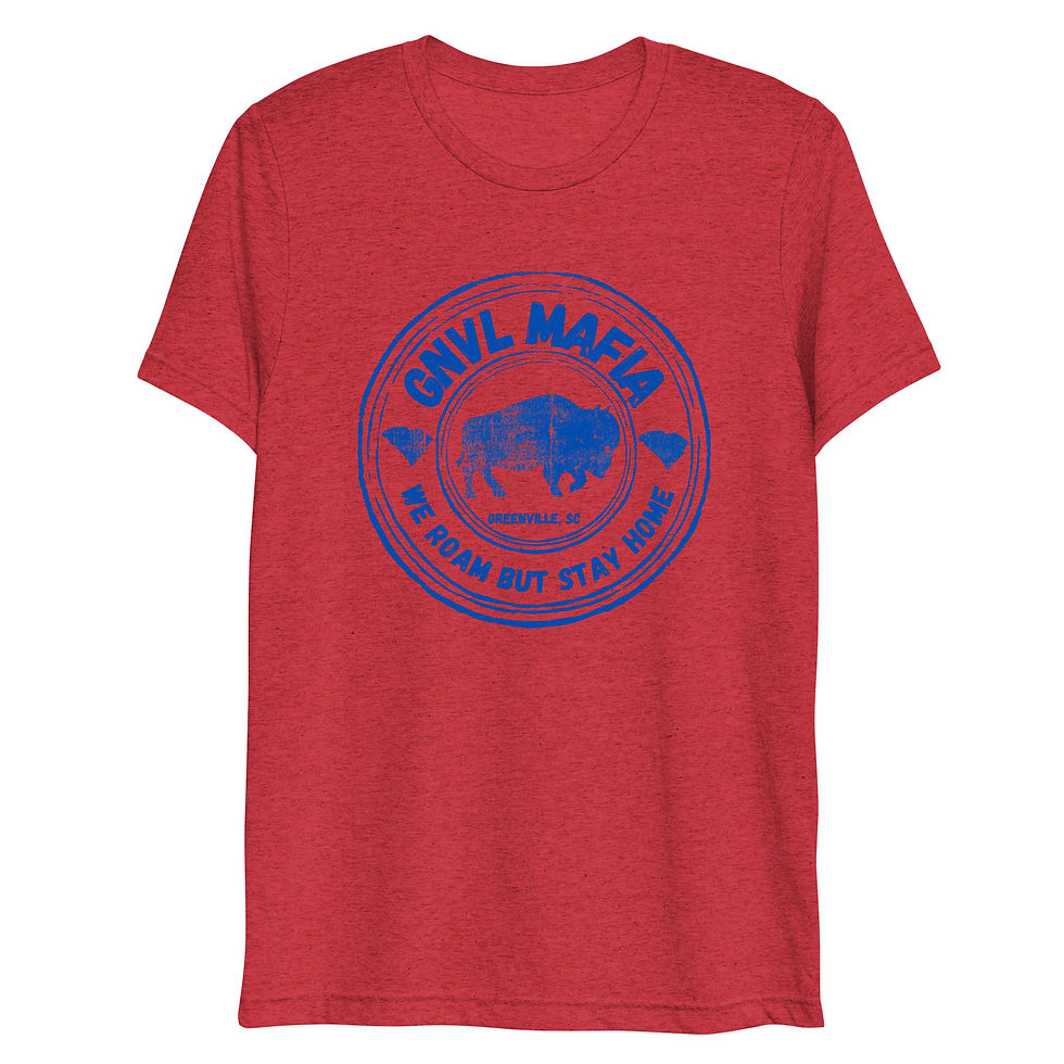 Red Greenville SC Mafia T-shirt