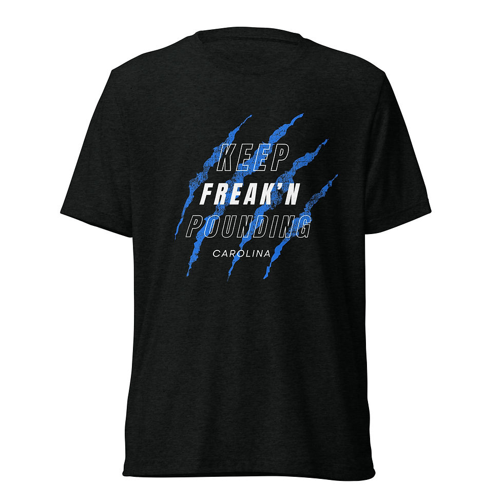 Black Carolina Panthers keep pounding t-shirt