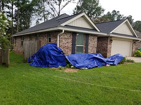 Pressure washed home in Daphne, AL