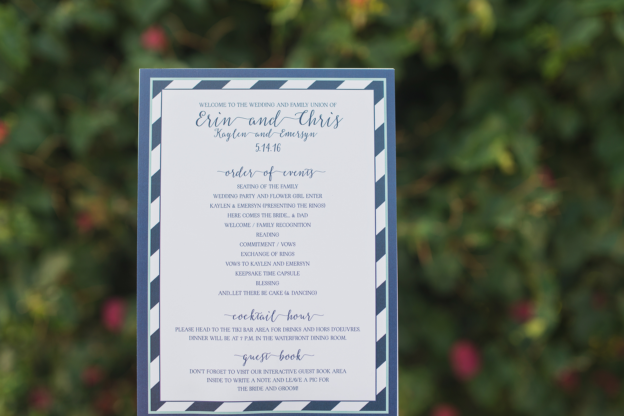 Wedding Program