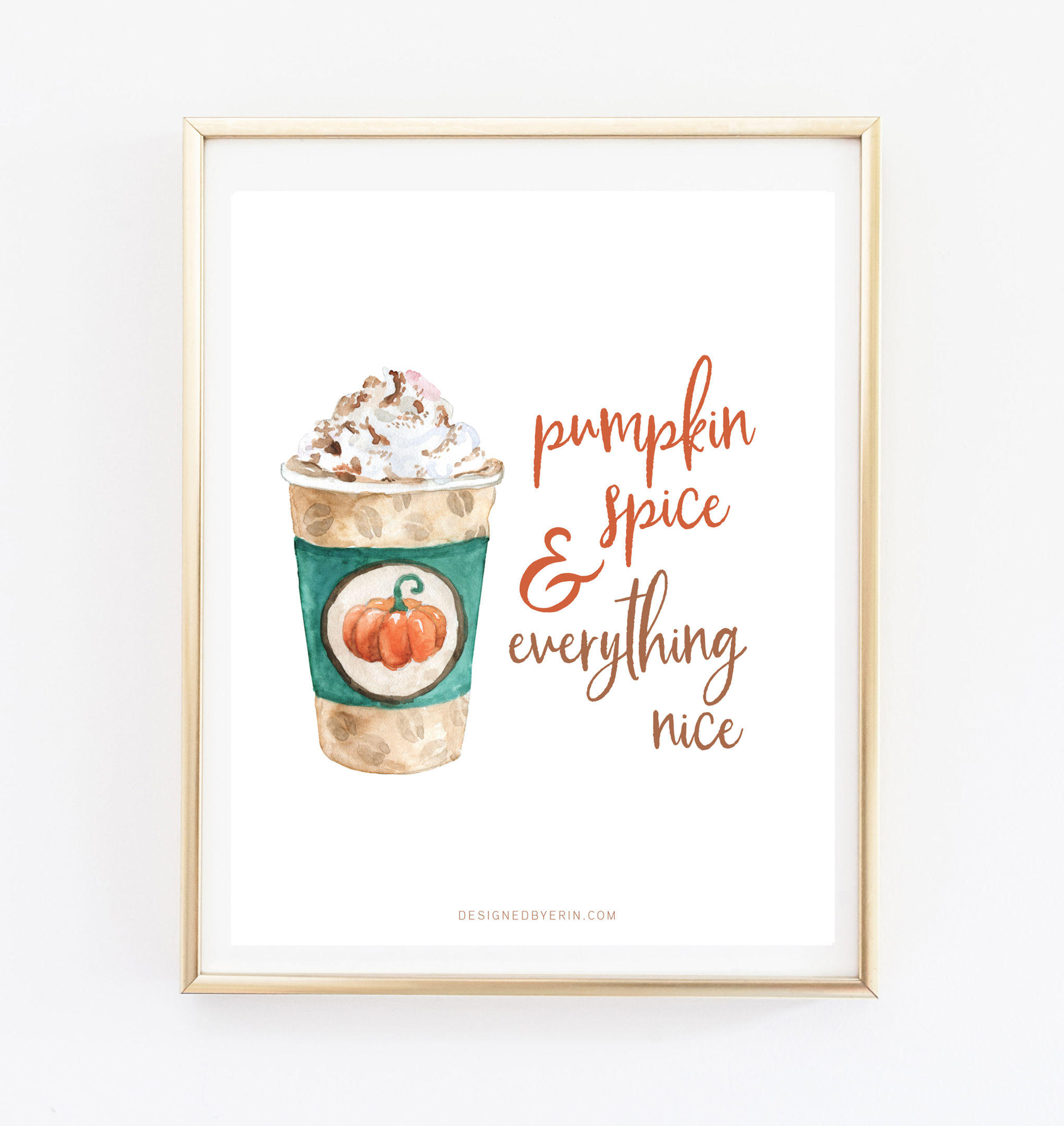 Pumpkin Spice Art Print