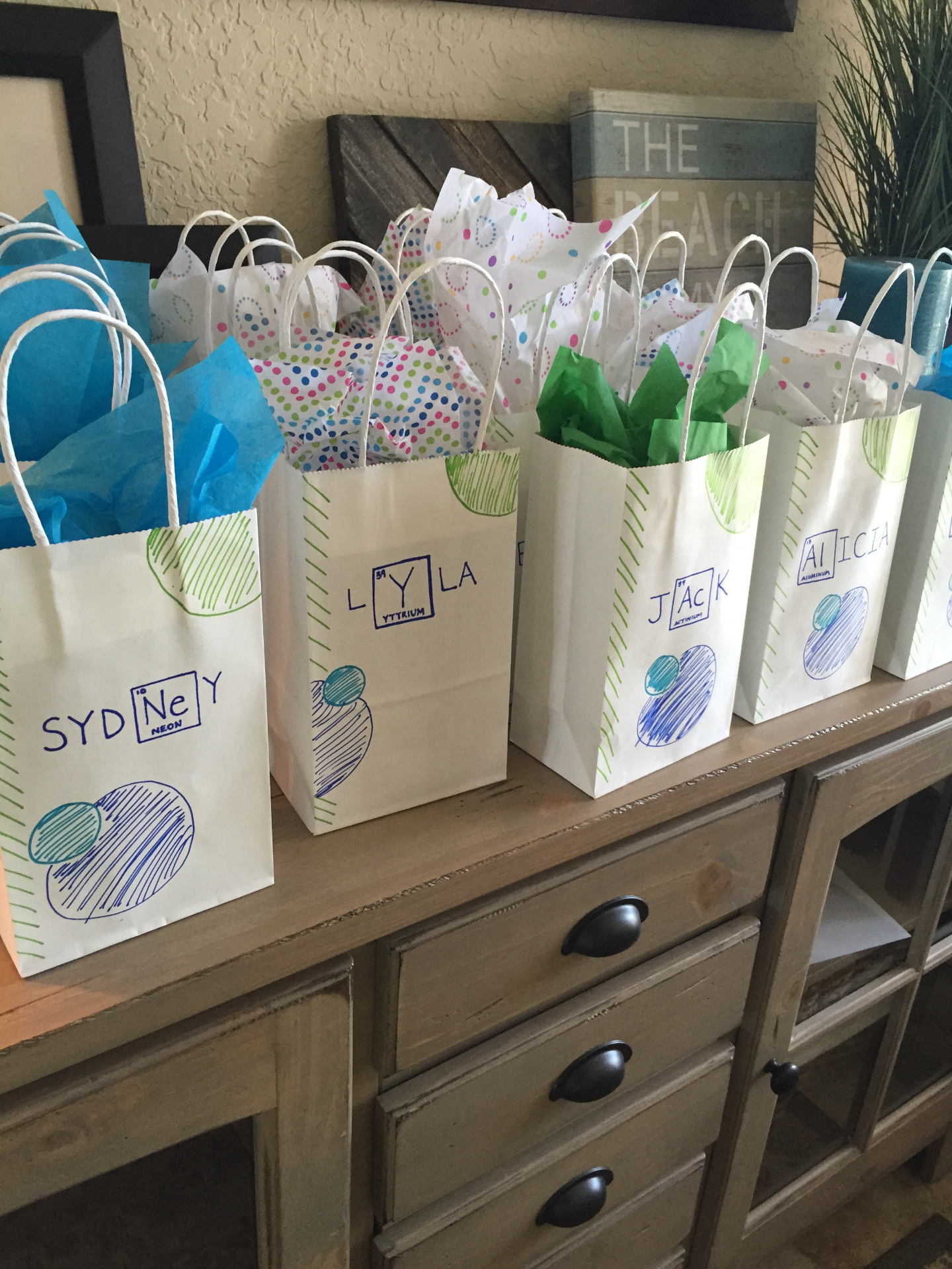 Kaylen Science Birthday