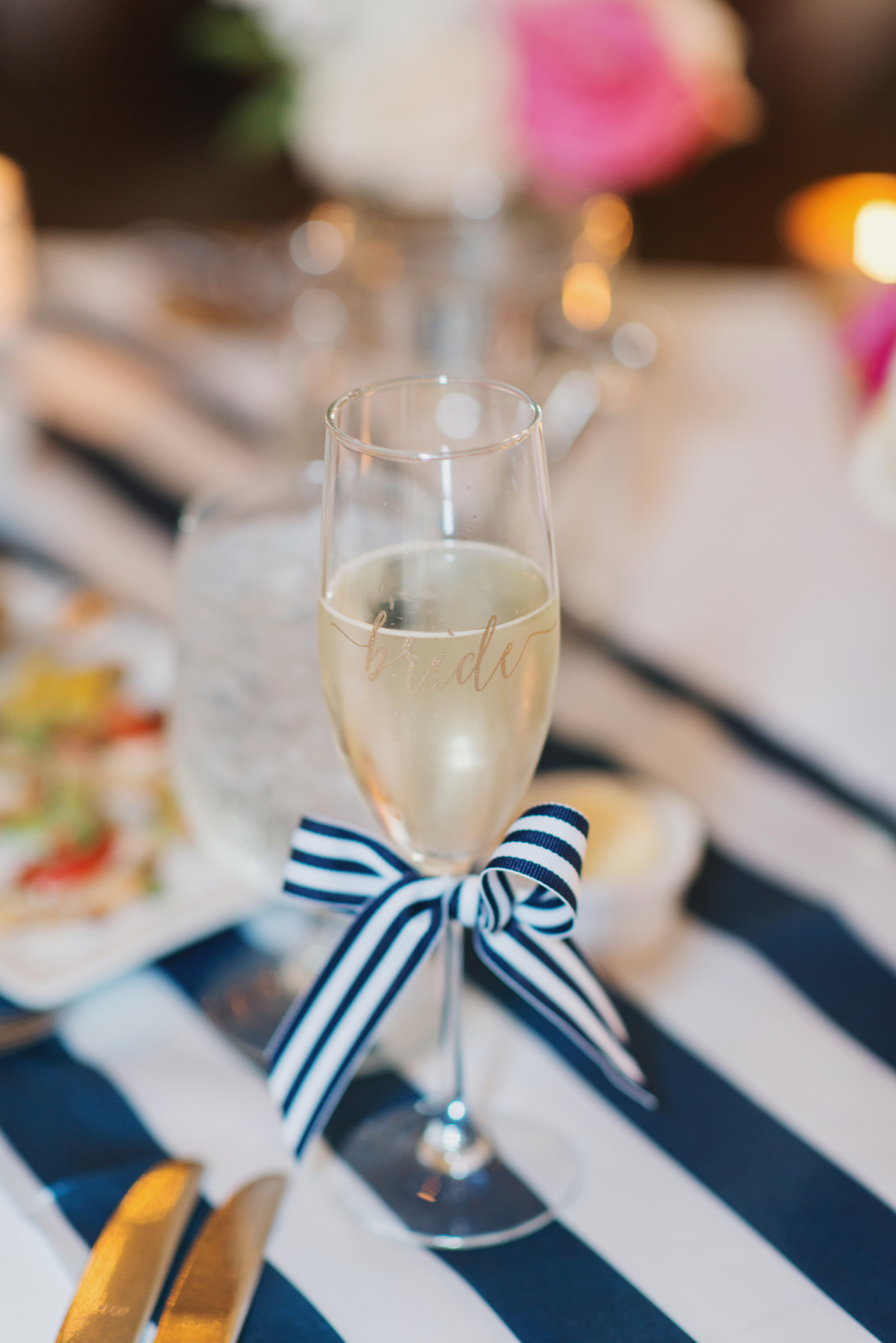 Bride Champagne Glass
