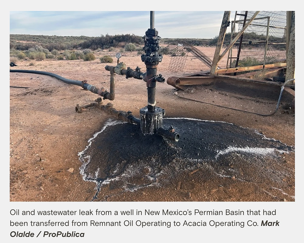 This is our chance to make the oil and gas industry clean up after themselves in New Mexico