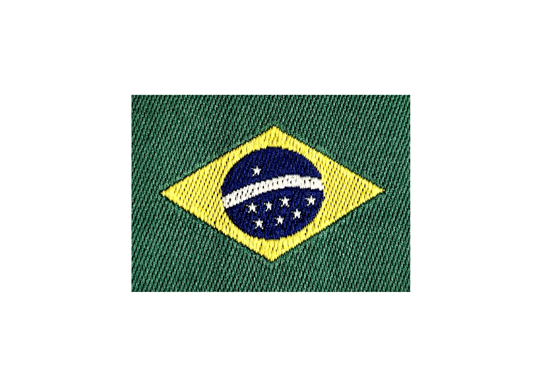 Patch Brasil 3,5cm com termocolante - 10 UNIDADES