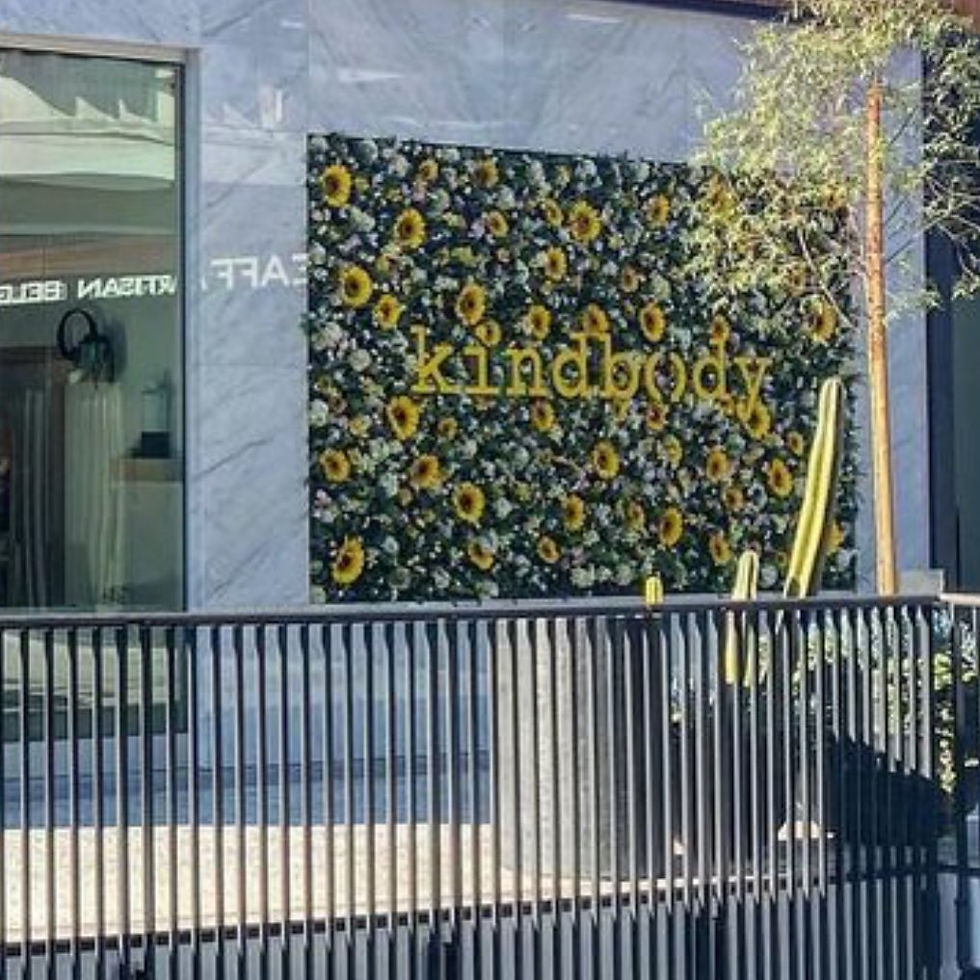 Kind Body Outdoor Flower Wall