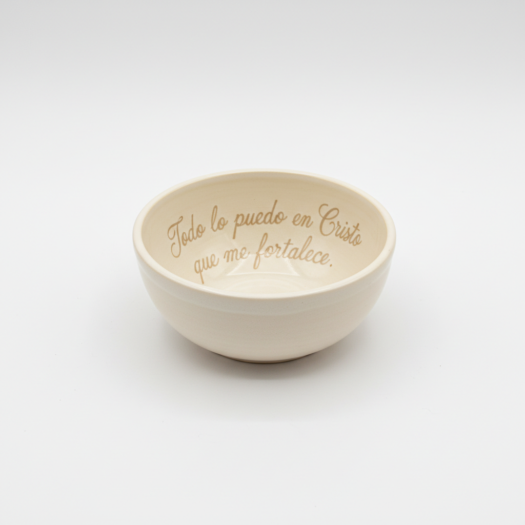 Cuenco Con Inscripción