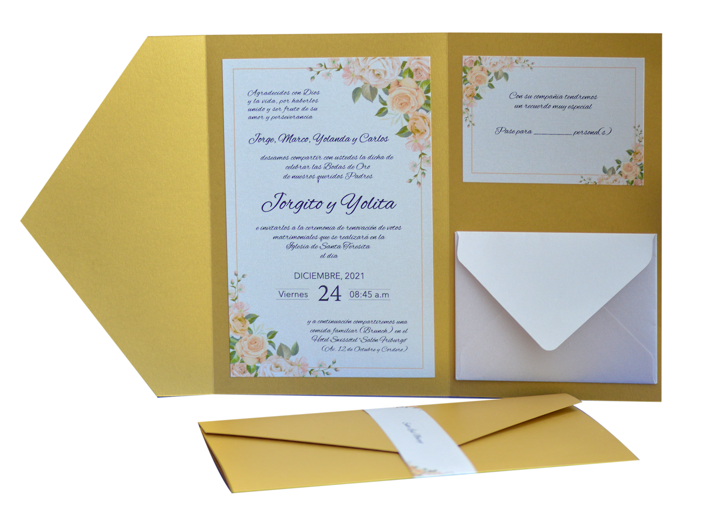 tarjetas de Bodas de Oro