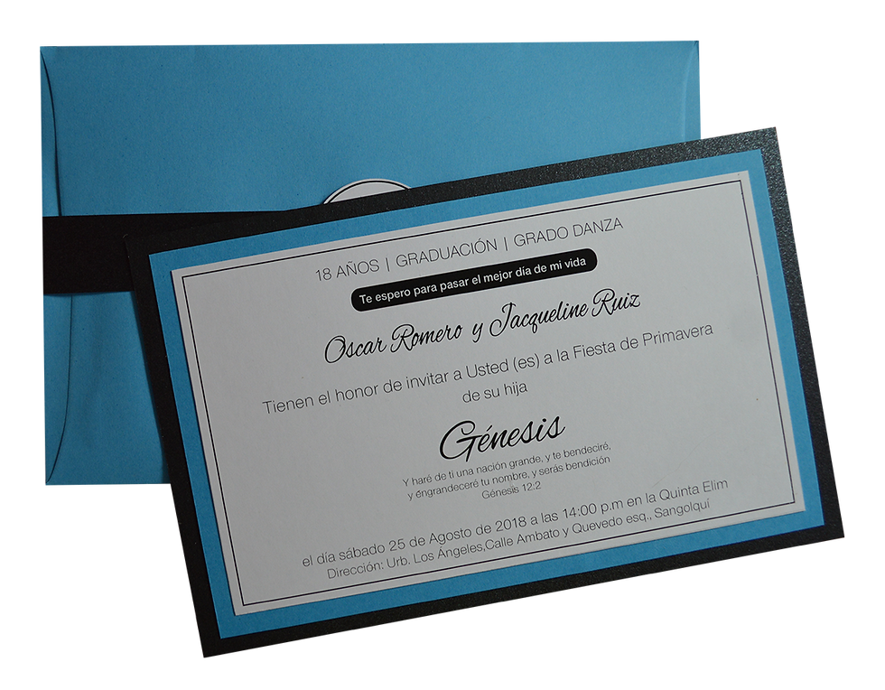 invitaciones cumpleaños Quito