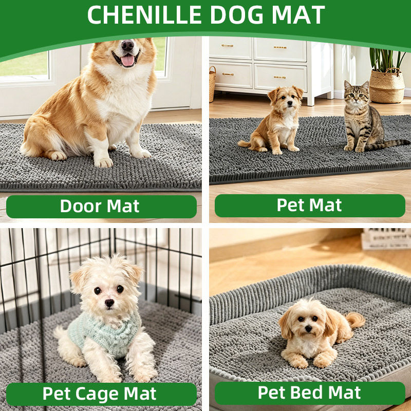 Thumbnail: Reusable Pet Mat, Super Absorbent Dog Pee Pad. Washable, Anti-Slip, Leak-Proof, 