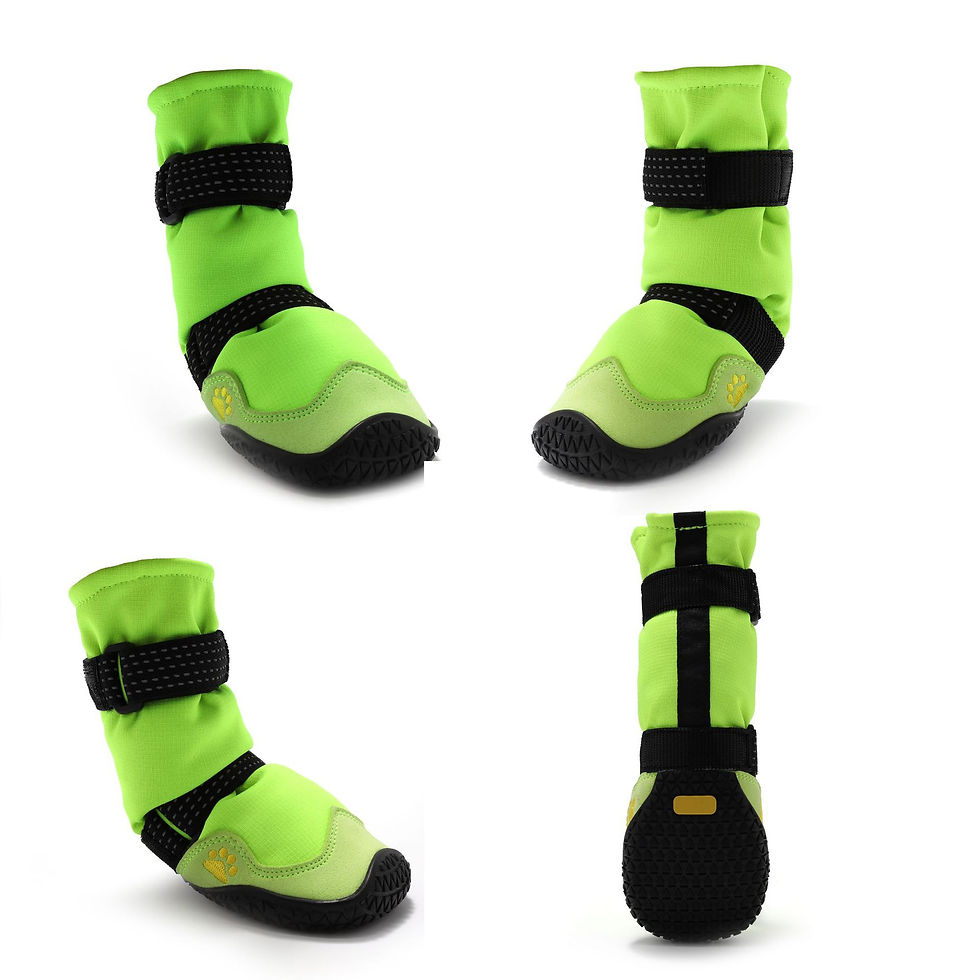 Thumbnail: Dog Booties Waterproof High Tops 4Pcs Dog Shoes for Medium Large Dogs Rugged Ant