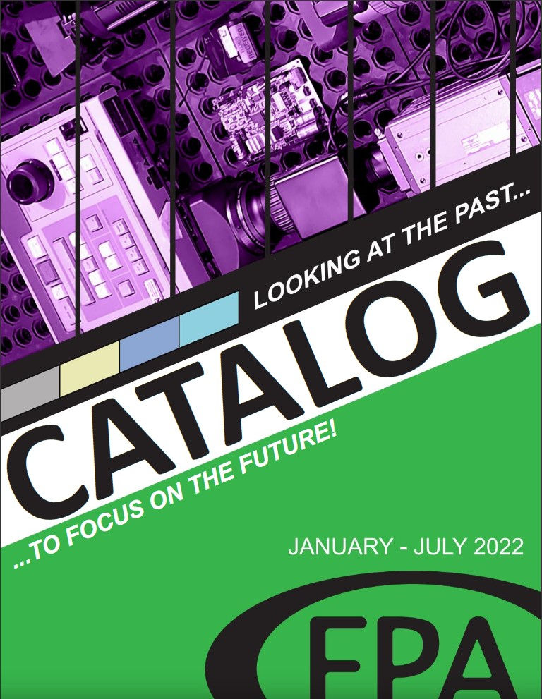 FPA Spring 2022 Course Catalog Cover