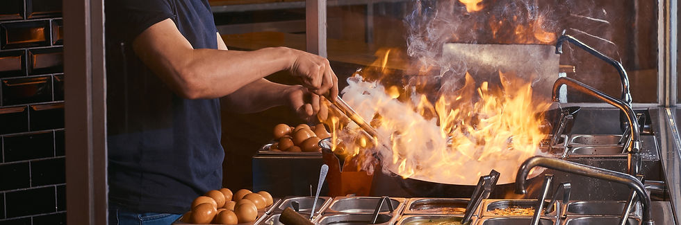 Arranged Food and Objects