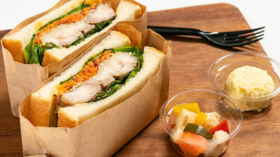 サンドイッチ チキンロースト+キャロットラぺ @¥1,180(1個)
