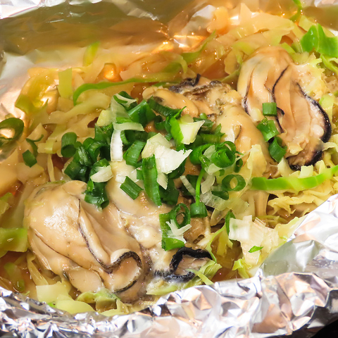 牡蠣ホイル焼き
