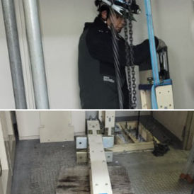 バスダクトの撤去工事