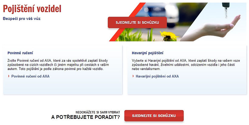 Pojištění vozidel, povinné ručení, havarijní pojištění