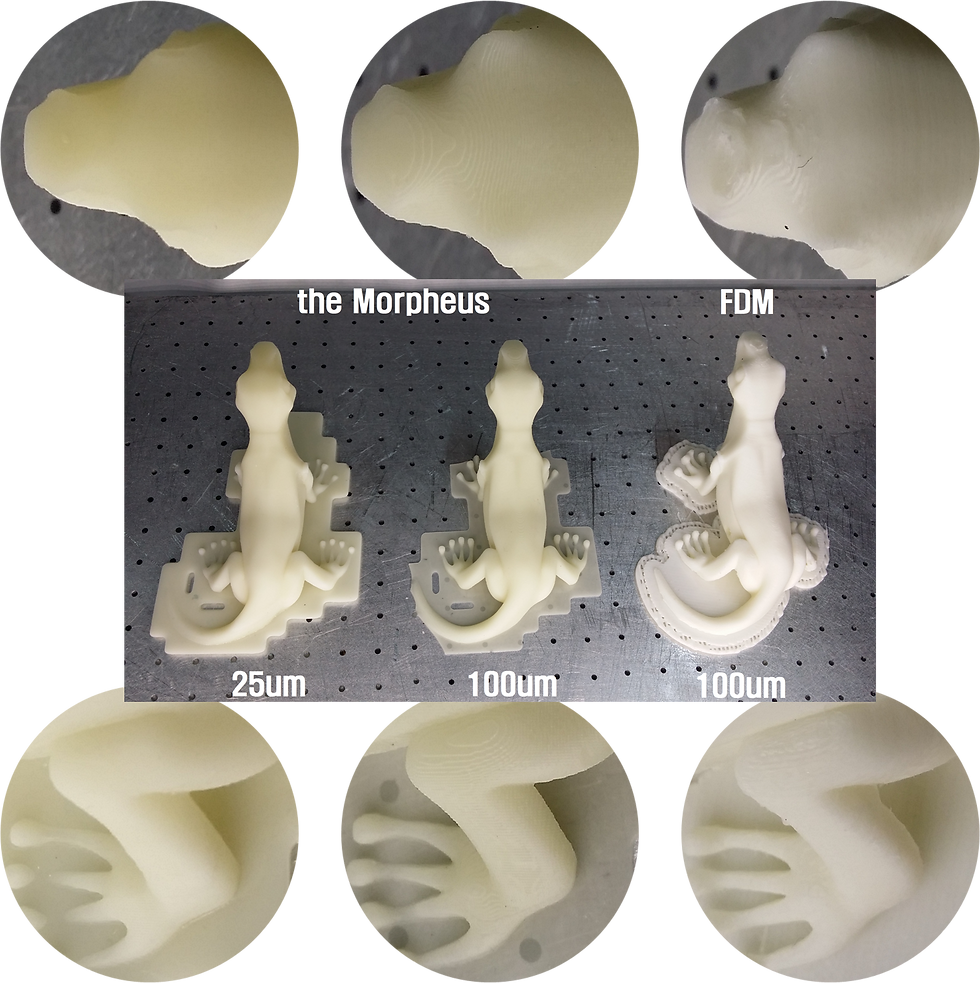 Comparison; layer thickness