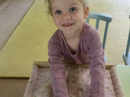 A Child Develops A Sense Of Independence With The Montessori Dressing Frames