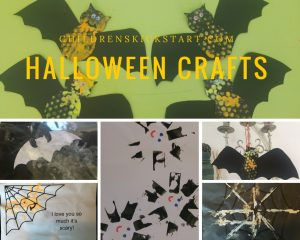 Bats and Spiders Halloween crafts