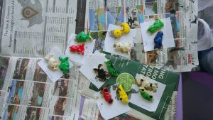 salt dough fridge magnets