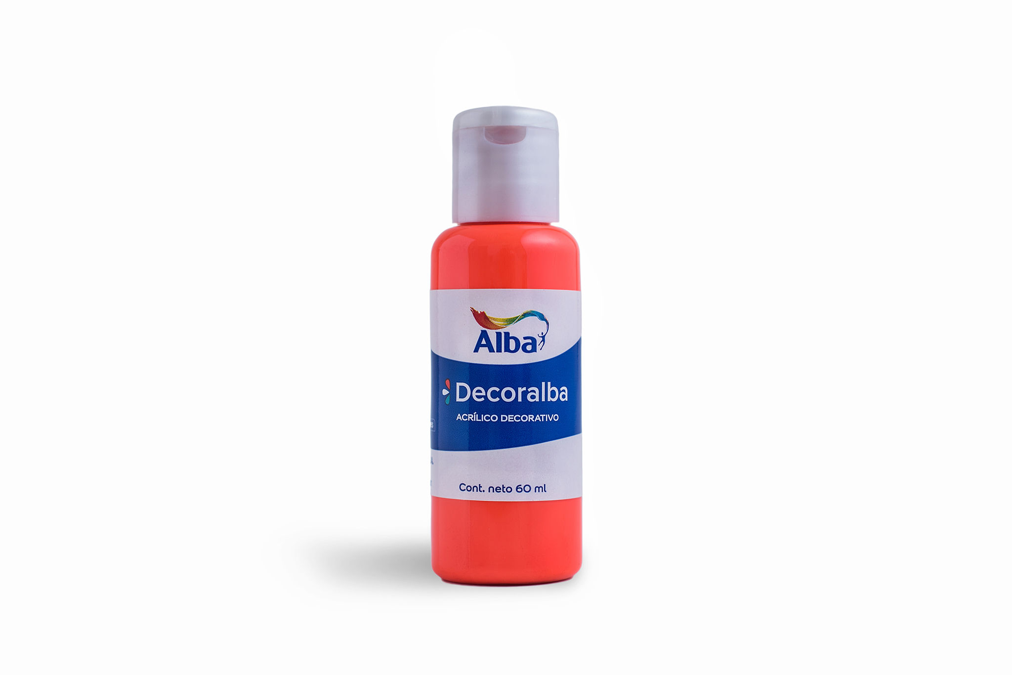 Acrílicos Decorativos 60 cc Alba Artística 484- Rojo Señal
