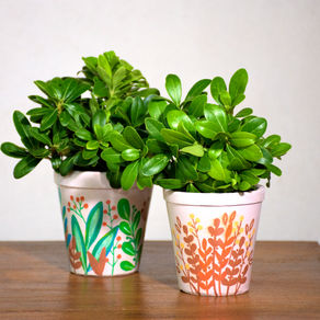 PINTAR Y DECORAR MACETAS CON MARCADORES POSCA