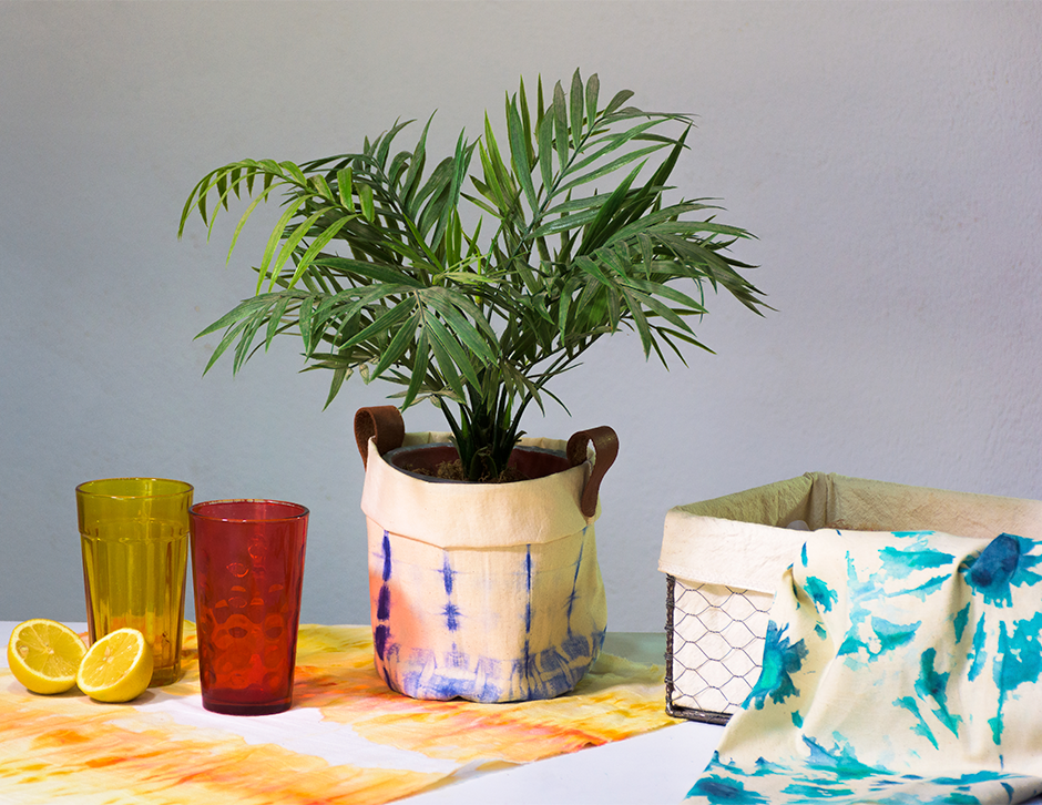 DIY - ESTAMPADO en TELAS / SHIBORI / PASO a PASO