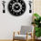 Miniatură: Stylish Metal Wall Clock